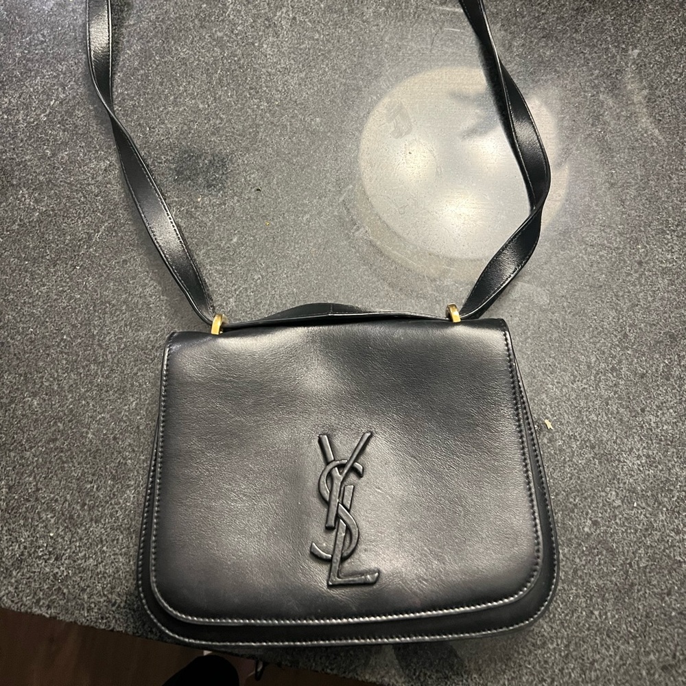 Saint Laurent Black Leather Bag